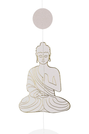 Zen Spirit Papierkette Buddha Räder Design