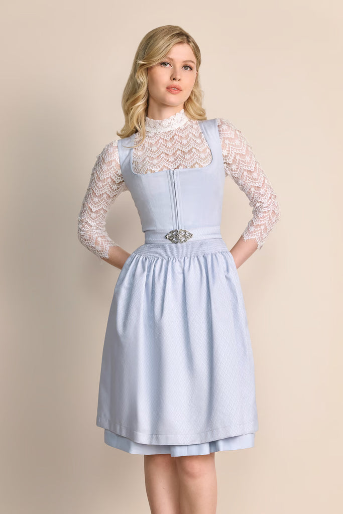 Dirndl Alisha 60er Helblau 415468-060-0081 Krüger Dquadrat